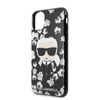 Karl Lagerfeld Iconic Karl Flower - Coque pour iPhone 11 Pro (noir)