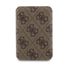 Guess Bundle Pack MagSafe 4G Metal Gold Logo - Case Set + Power Bank 5000mAh MagSafe iPhone 15 Pro (brown)