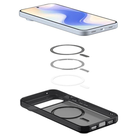 ETUI DO GOOGLE PIXEL 10 | 10 PRO do MAGSAFE SPIGEN HYBRID ORYGINALNE CZARNE