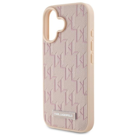 Karl Lagerfeld Hot Stamp MagSafe - Case for iPhone 16 (pink)