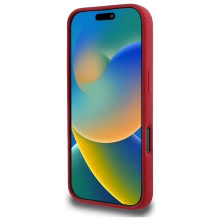 Karl Lagerfeld Silicone Karl & Choupette Ring MagSafe - Case iPhone 16 Pro (red)