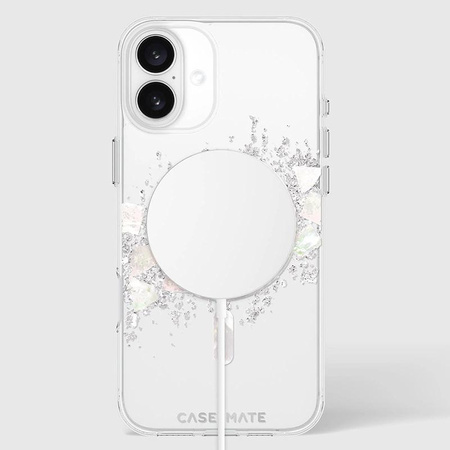 Case-Mate Karat MagSafe - iPhone 16 Plus gyöngyházzal díszített tok (A Touch of Pearl)