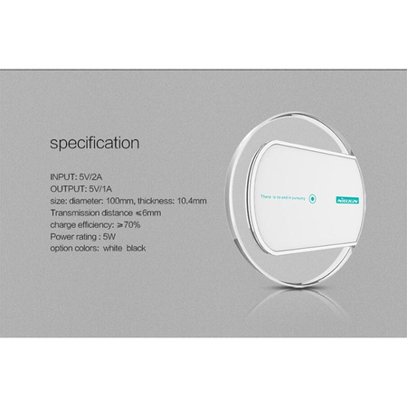 Nillkin Magic Disk II - Bezprzewodowa ładowarka indukcyjna (White)