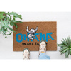 Tapis de porte INTERIEUR, Coconut, Disney Stitch, Brown 40x60
