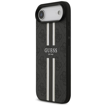 Guess 4G Printed Stripes MagSafe - Case iPhone Air (black)