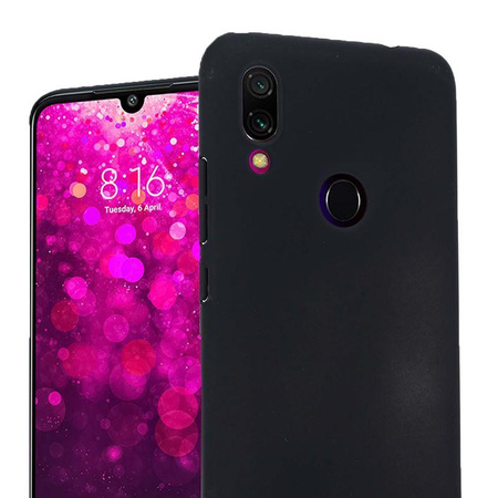 Crong Smooth Skin - Etui Xiaomi Redmi 7 (czarny)