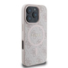 Guess 4G Ring Classic Logo MagSafe - Coque iPhone 16 Pro (rose)