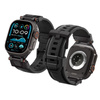 Spigen DuraPro Armor - szíj Apple Watch 44/45/46/49 mm-es órához (Black Edition)