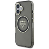 Guess IML Metal Mountain Logo MagSafe - pouzdro pro iPhone 16 (černé)