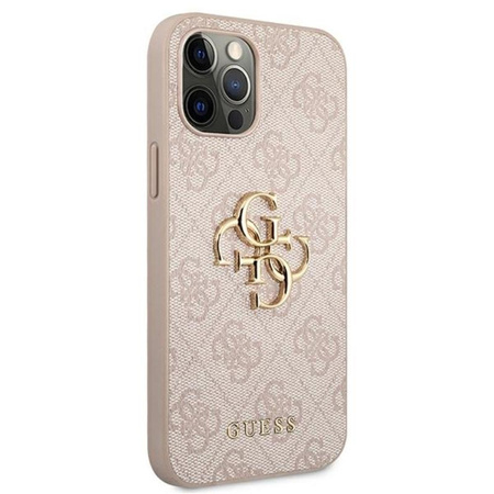 Guess 4G Big Metal Logo - Coque iPhone 12 Pro Max (rose)