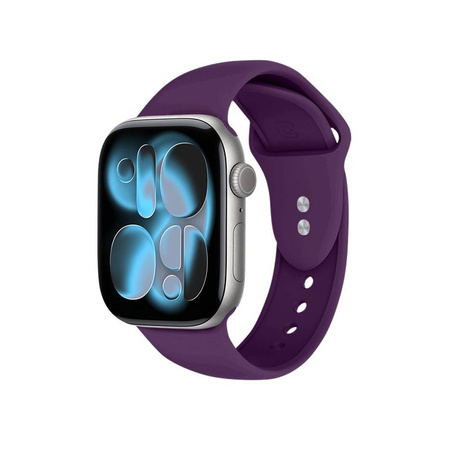 Crong Liquid - Bracelet pour Apple Watch 44/45/46/49 mm (prune)