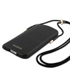 Guess Saffiano Pouch - Torebka na telefon L max 6.7" (czarny)