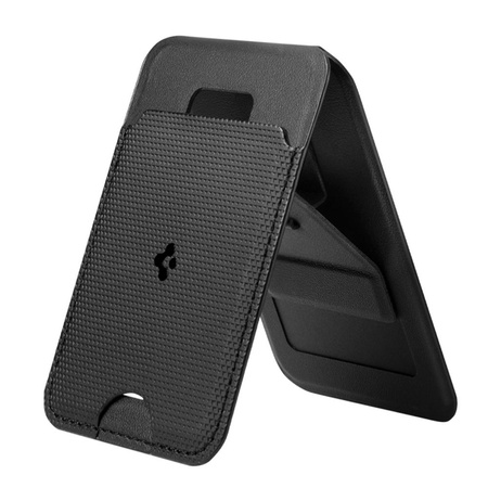 Spigen S314-1 Slim Fold Tripod MagSafe - Portafoglio magnetico con funzione di supporto (nero)