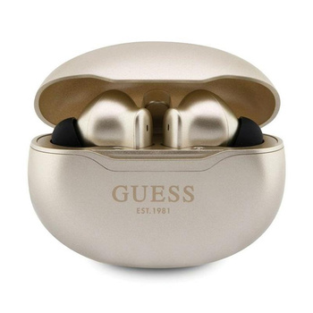 Guess True Wireless Classic EST BT5.3 - TWS casque + étui de chargement (or)