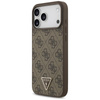Guess Leather 4G Triangle Strass MagSafe - Case iPhone 17 Pro Max (brown)