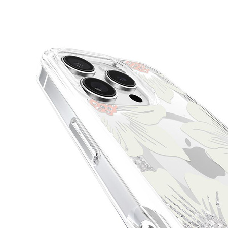 Kate Spade New York Liquid Glitter MagSafe - Case for iPhone 16 Pro (Hollyhock Floral)