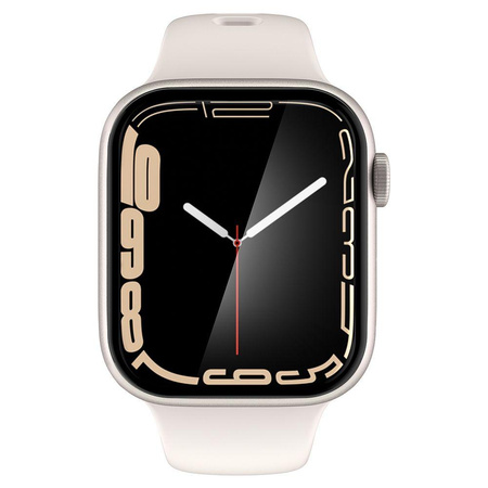 Spigen Proflex EZ FIT 2-Pack - Hybridní sklo pro Apple Watch 8 / 7 41 mm (2 ks)