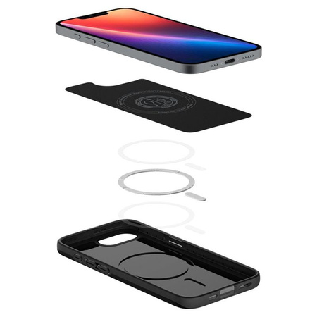 Spigen Thin Fit MagSafe - pouzdro pro iPhone 16e (černé)