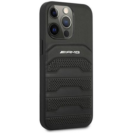 AMG Debossed Lines - Etui iPhone 14 Pro (czarny)
