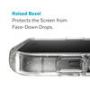 Speck Presidio Perfect-Clear with Glitter - iPhone 14 Pro Case with MICROBAN Coating (Clear / Gold Glitter)
