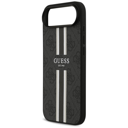 Guess 4G Printed Stripes MagSafe - Hülle iPhone Air (schwarz)
