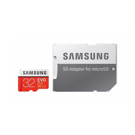 Samsung MicroSDHC Evo+ - 32GB Class 10 UHS-I U1 95/20 Mbps Speicherkarte mit Adapter