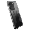 Speck Presidio Perfect-Clear with Grips - Étui pour Samsung Galaxy S20 Ultra avec revêtement MICROBAN (transparent/transparent)