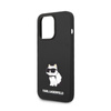 Karl Lagerfeld Silikon NFT Choupette - Hülle für iPhone 14 Pro Max (Schwarz)
