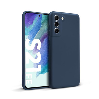Crong Color Cover - Étui Samsung Galaxy S21 FE (bleu marine)