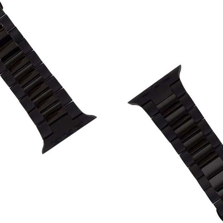 Case-Mate Linked - Rozsdamentes acél szíj Apple Watch 42/44/45/49 (Fekete fényes / Szürke matt)