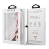 Guess Liquid Glitter Hearts - iPhone 11 Pro Max Hülle (Himbeere)