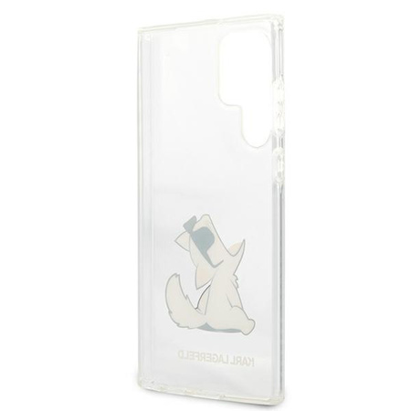 Karl Lagerfeld Choupette Fun  - Etui Samsung Galaxy S22 Ultra (przezroczysty)