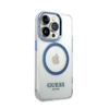 Guess Metal Outline MagSafe - Case for iPhone 14 Pro (Clear)
