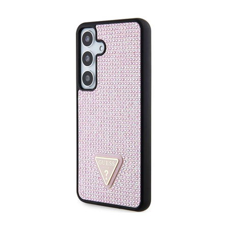 Guess Rhinestone Triangle - Case Samsung Galaxy S24 (Pink)