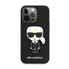 Karl Lagerfeld Saffiano Ikonik Patch - iPhone 13 Pro Tasche (schwarz)