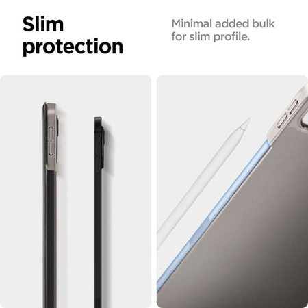 Spigen Smart Fold - tok iPad Pro 11" (M4, 2024) (Fekete)