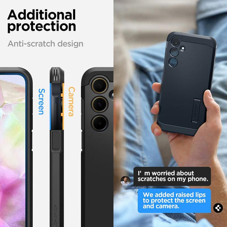 Spigen Tough Armor - tok Samsung Galaxy A35 5G (fekete)