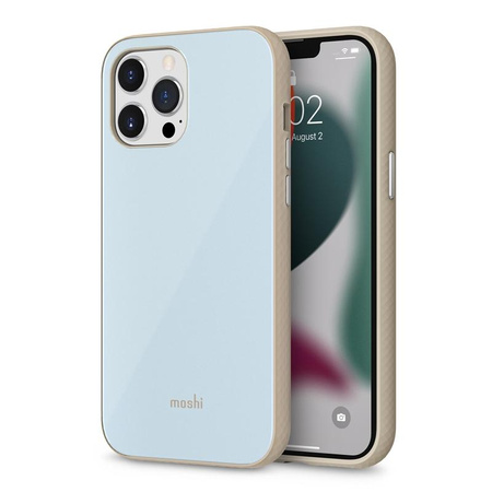 Moshi iGlaze Slim Hardshell Case - pouzdro pro iPhone 13 Pro Max (systém SnapTo) (Adriatic Blue)