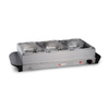 Alpina - Réchauffeur d'aliments, bemar 3x1.25 l puissance 200W acier inoxydable