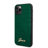 Pouzdro Guess Croco - pouzdro pro iPhone 11 Pro Max (tmavě zelené)