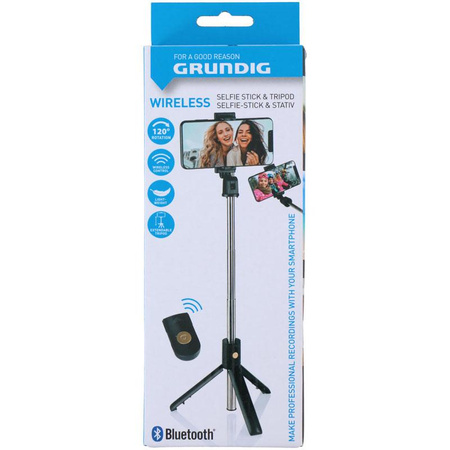 Grundig - Support Bluetooth pour smartphone / selfie stick