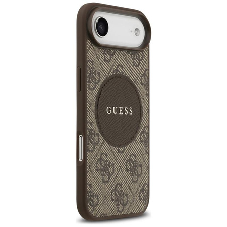 Guess 4G Circle Classic Logo MagSafe – Pouzdro iPhone Air (Hnědá)