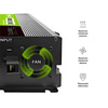 Green Cell - PowerInverter avec écran LCD Convertisseur de tension 24V à 230V 3000W/6000W onde sinusoïdale pure