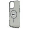 Karl Lagerfeld IML Metal Choupette Head MagSafe - iPhone 16 Pro Case (black)