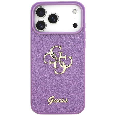 Guess Fixed Glitter Big 4G - Hülle iPhone 17 Pro Max (lila)