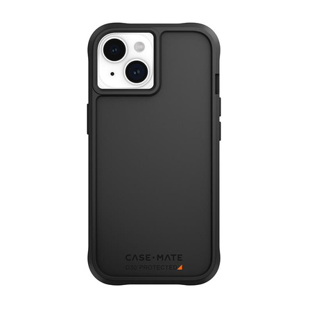 Case-Mate Ultra Tough Plus D3O MagSafe - Schutzhülle für iPhone 15 / iPhone 14 / iPhone 13 (Schwarz)