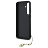 Kolekce Guess 4G Charms - pouzdro pro Samsung Galaxy S24 FE (šedé)