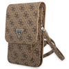 Peněženka Guess 4G Triangle Logo Phone Bag - taška na chytrý telefon a příslušenství (hnědá)