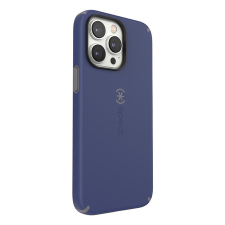 Speck CandyShell Pro - Etui iPhone 14 Pro Max z powłoką MICROBAN (Prussian Blue / Cloudy Grey)
