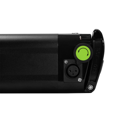 Green Cell - GC Silverfish Akku für E-Bike mit 24V 10.4Ah 250Wh Li-Ion XLR 3 PIN Ladegerät